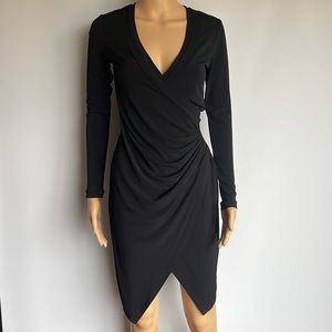 Marciano Black Long Sleeve Dress